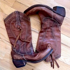 Genuine Leather, super softy and buttery Cowboy boots. Size 7.5